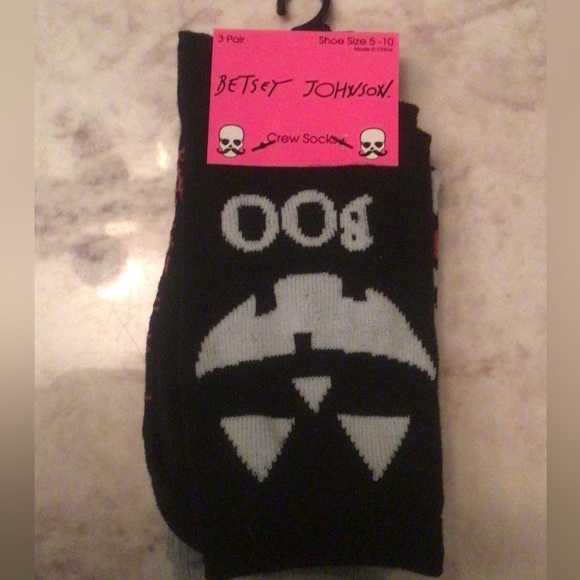 Betsey  Johnson Halloween socks - Picture 4 of 6